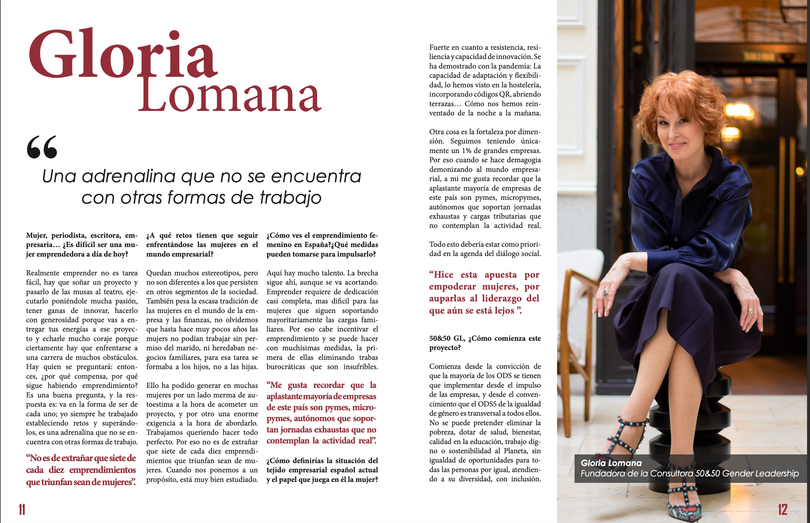 Entrevista Caeje con Gloria Lomana