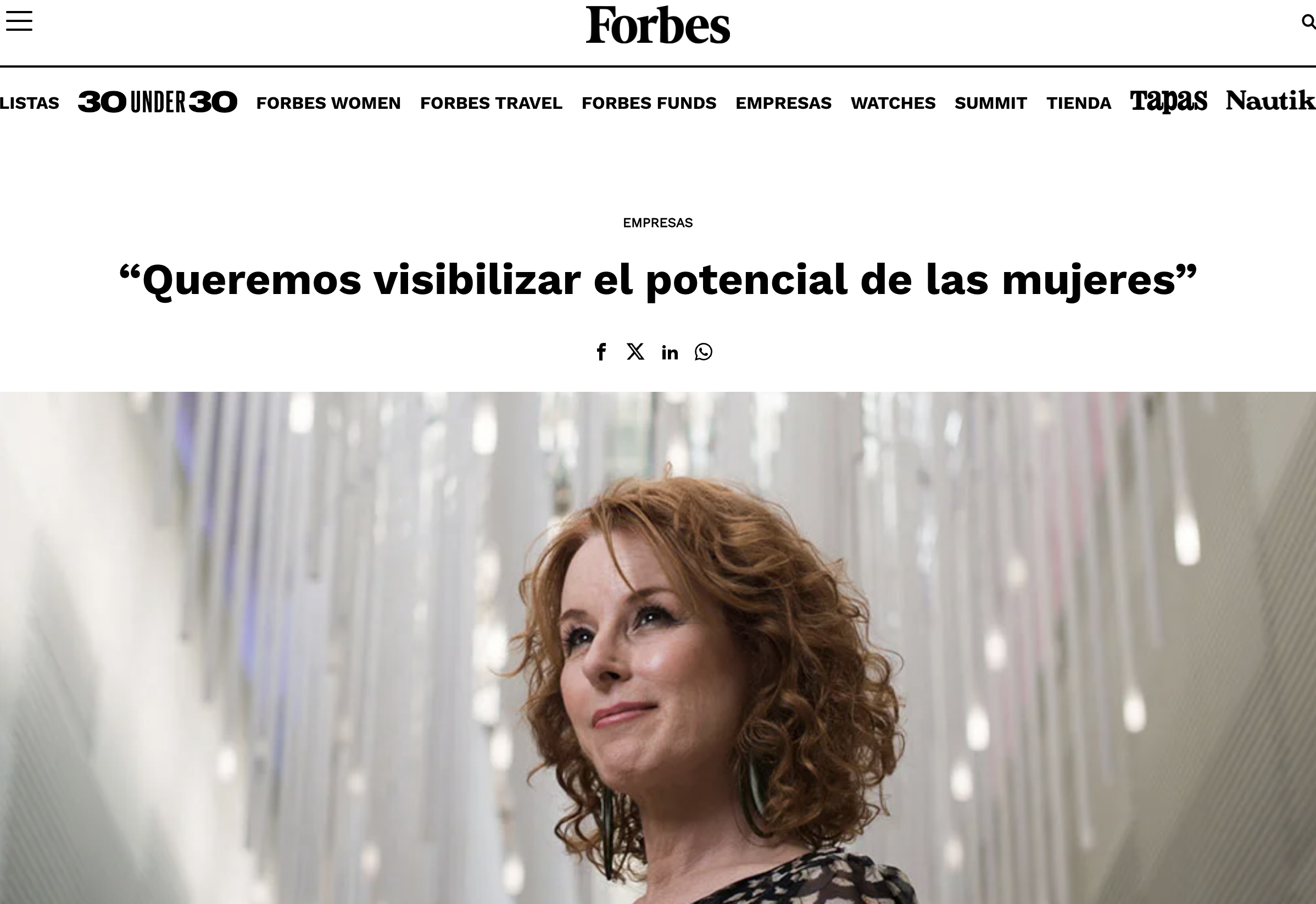 Forbes España Gloria Lomana